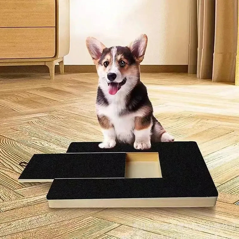 Built-in Treat Sandpaper Board Scratcher
