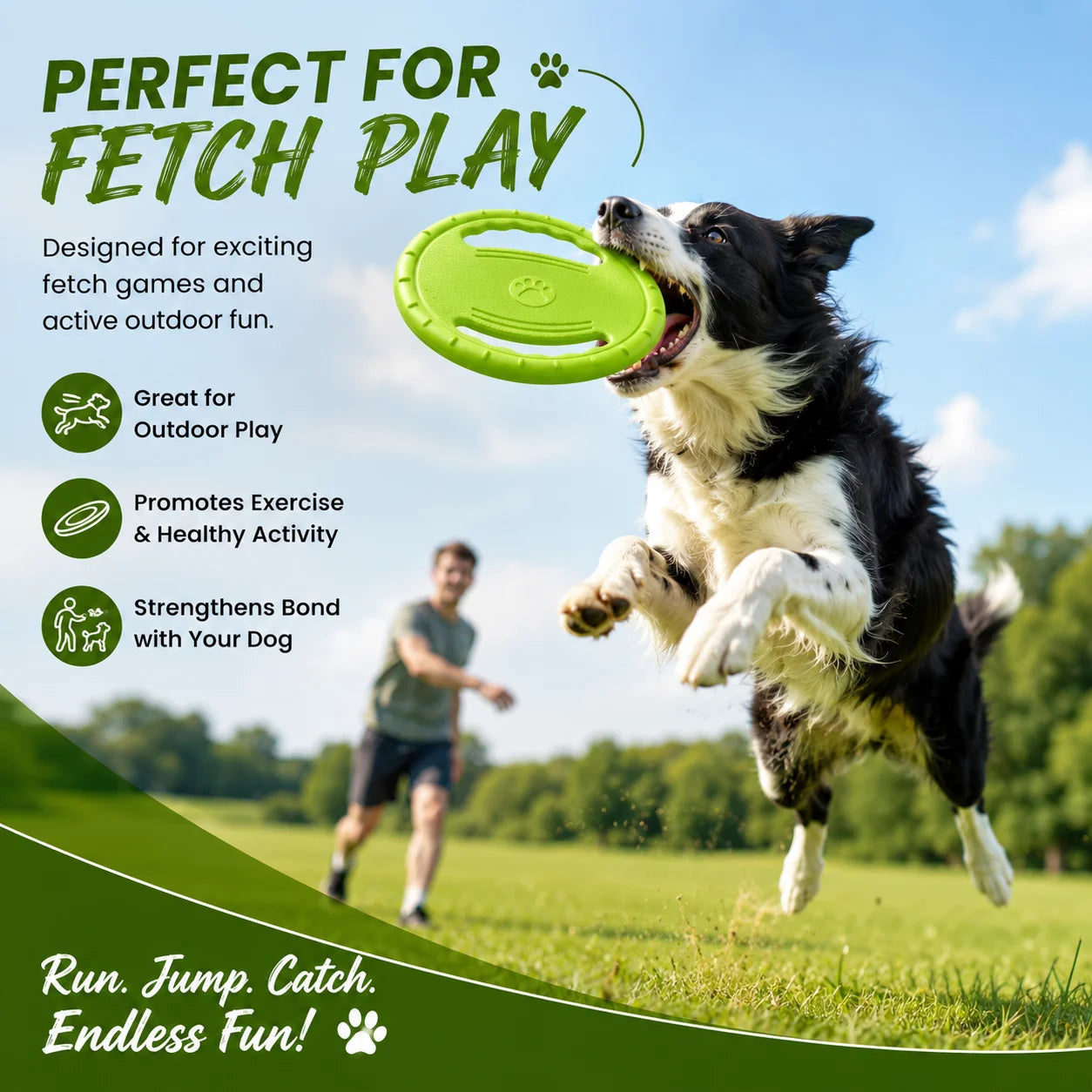 Flying Disc Dog Toy