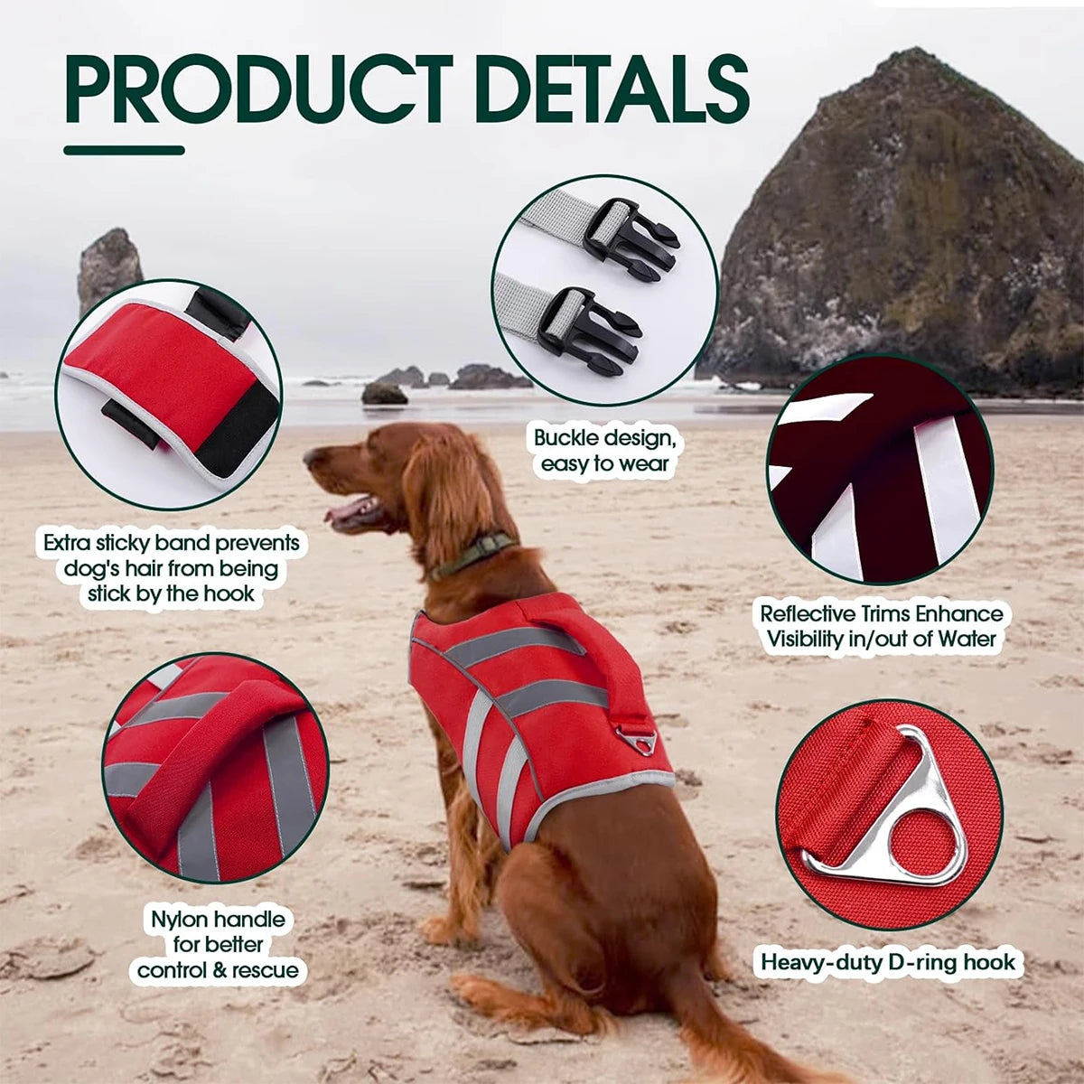 Waterproof Dog Life Jacket