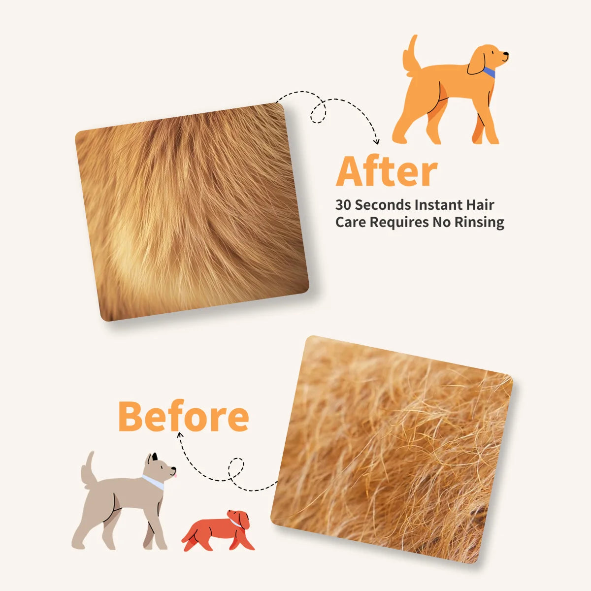 Pet Hair Oil Spray