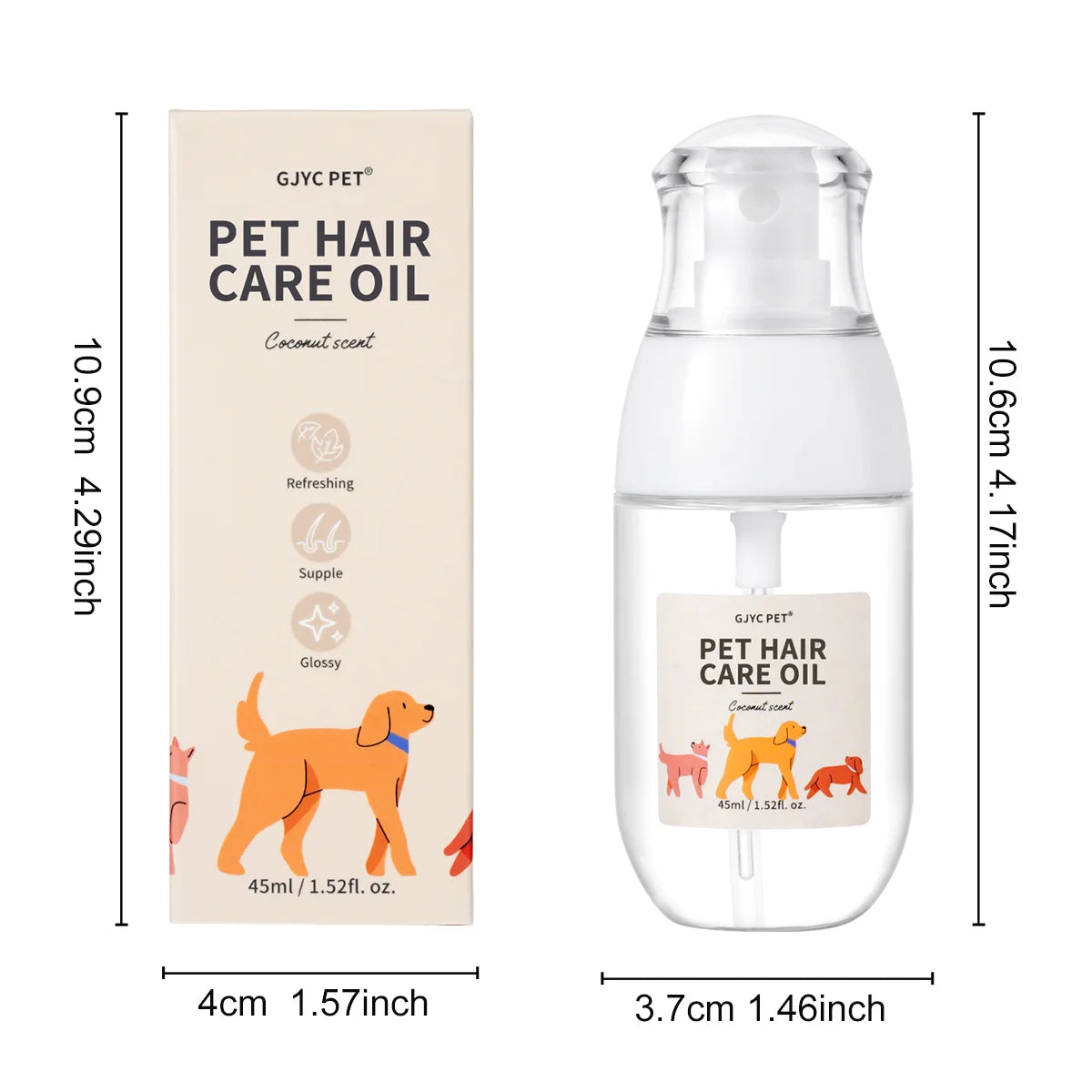 Pet Hair Oil Spray