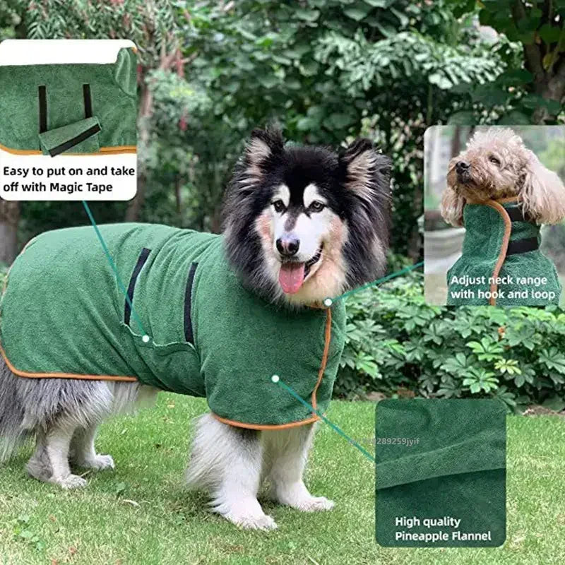 Dog Bath Robe