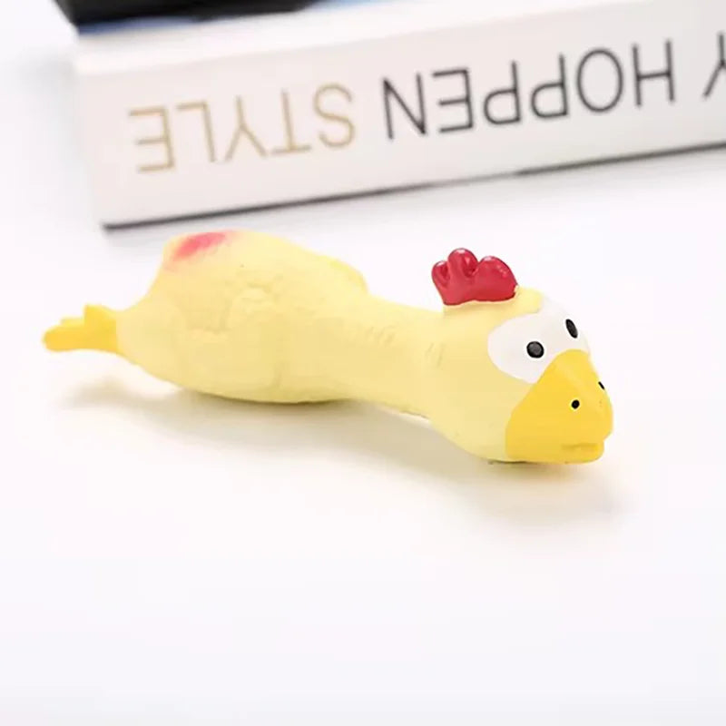 Chicken Squeaky Dog Toy