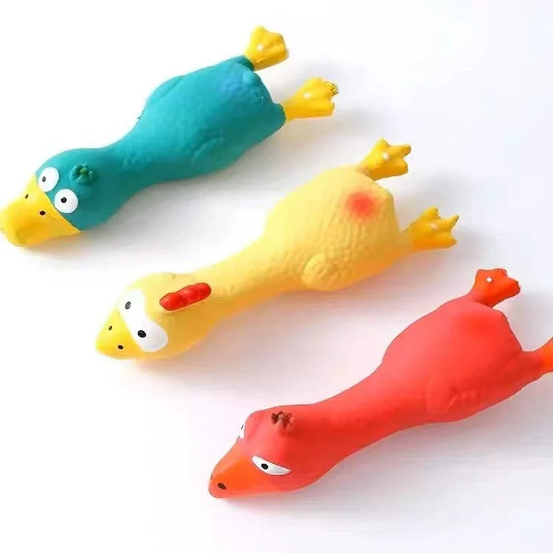 Chicken Squeaky Dog Toy