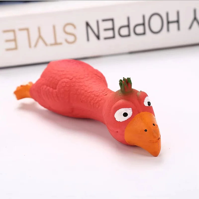 Chicken Squeaky Dog Toy