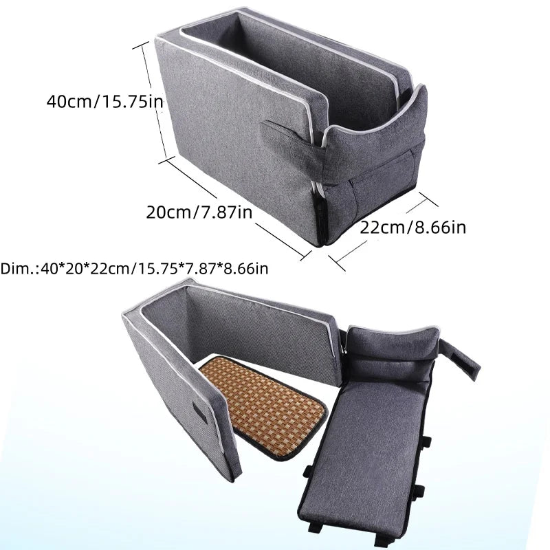 Car Console Pet Bed